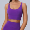Fashionnew arrivalplus size sports bra nude back sling yoga vest running bubble wrap sports intimates women