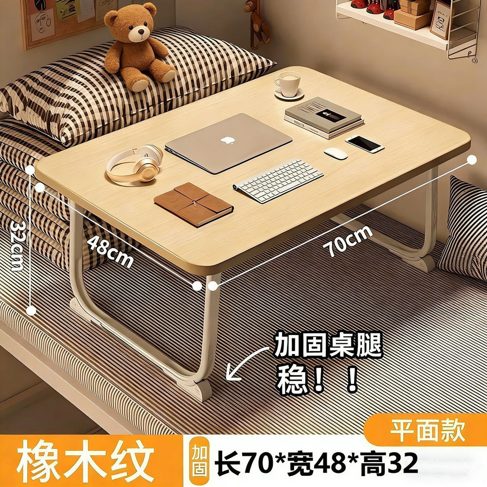 Bedside desk folding small table student dormitory writing desk dorm room essential laptop table assembly-free