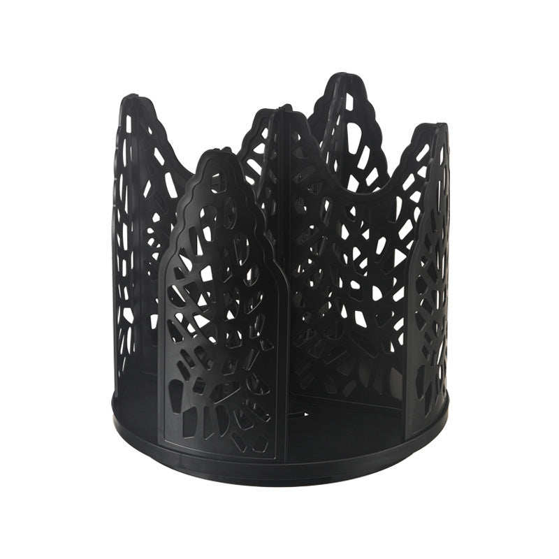 disposable cup storage box plastic cup dispenser desktop coffee milk tea cup holder rotating paper cup rack