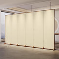 Used folding screen partition - premium living room accent, mobile office divider, simple live stream backdrop, creamy style