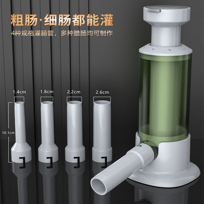 Sausage stuffer machine, household manual sausage machine, sausage stuffer, canned sausage casing, sausage stuffing tool, sausage stuffing tool