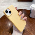 Wheat husk suitable for apple 16pro pure color mobile phone case iphone11/13 high-end ins anti-fall tpu protective cover
