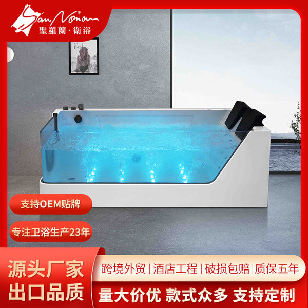 Sannora bathroom small apartment preferred double couple acrylic massage surf thermostat bath bubble bath