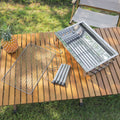 Outdoor bbq & tea brewing portable grill - bbq, meat roasting, patio heating, home camping carbon fire pit