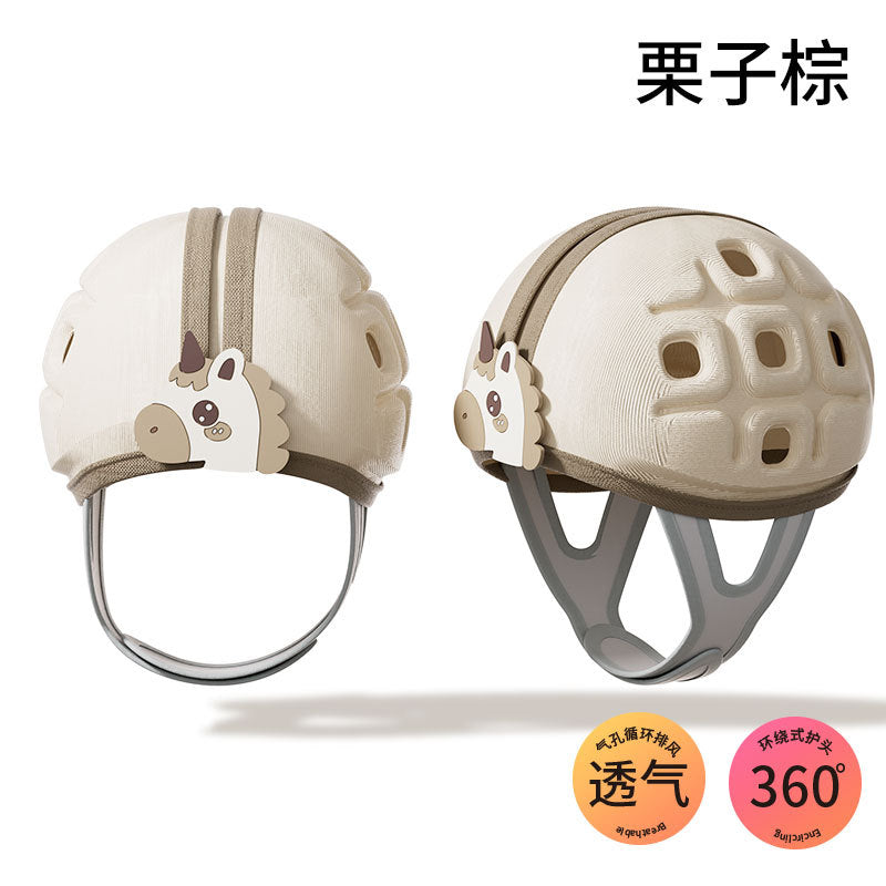 Anti-fall hat baby helmet anti-collision head handy gadget baby learning to walk head protection kids breathable security hat all year round