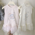 【summer clearance with free shipping】girls' sleeveless tank top t-shirt,  summer new style, trendy and chic printed bodysuit
