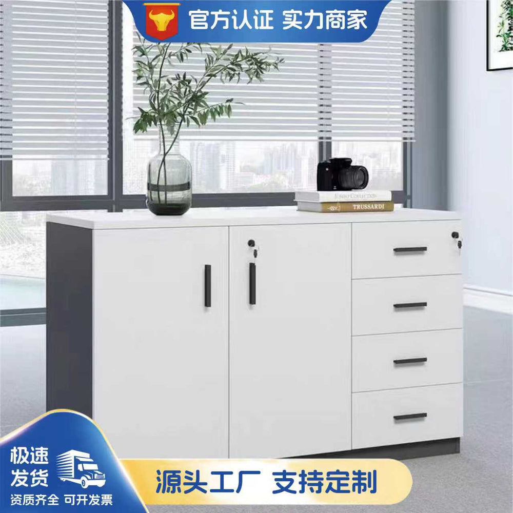 Office tea cabinet low cabinet file cabinet office partition side cabinet locker locker printer placement cabinet