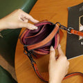 Genuine leather women's bag 2024 new fashion shoulder bag small trendy ladies' phone bag soft leather versatile european and american style crossbody bag