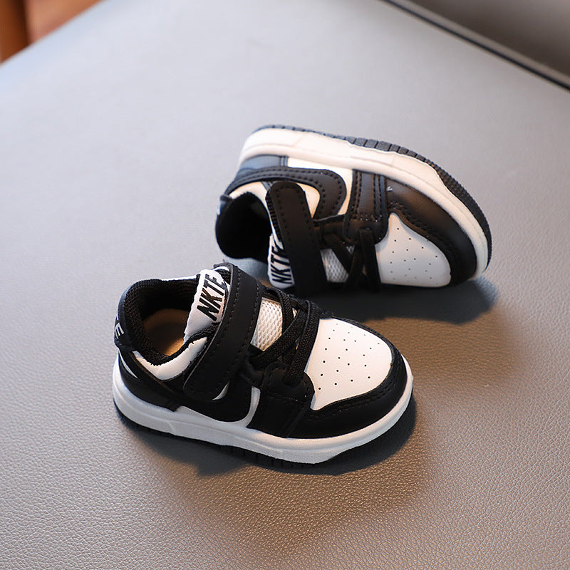 Kids' athletic shoes, trendy skate shoes,  spring/autumn new arrivals, korean style, boys' and girls' baby shoes, single shoes, first walker shoes