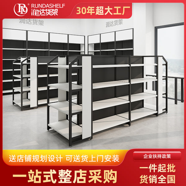 [Customized] Steel and wood shelves, boutiques, Nakajima shelves, stationery stores, shelves, snacks, supermarket shelves, display shelves