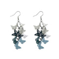 Super fairy cut out butterfly tassel earrings for women, accessible luxury, classy sense, forest style earrings, exaggerated, unique and beautiful earrings