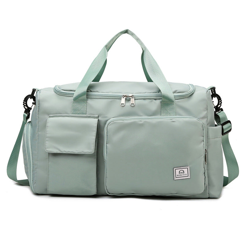 New portable swimming bag dry and wet separation waterproof large capacity fitness bag travel bag oblique span luggage bag wholesale
