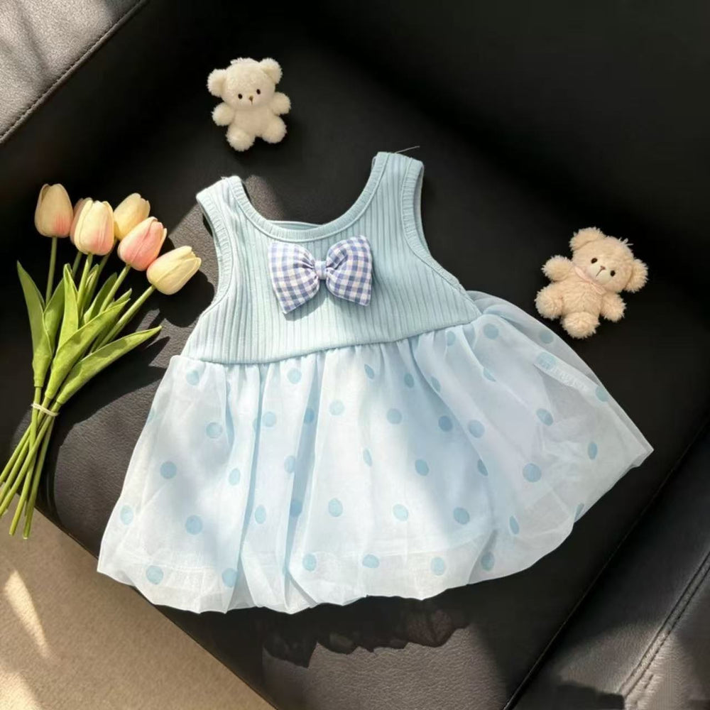 Stylish baby summer clothes, thin clothes for baby girls, one-piece princess, full moon, 100 days, summer, butt-covering skirt