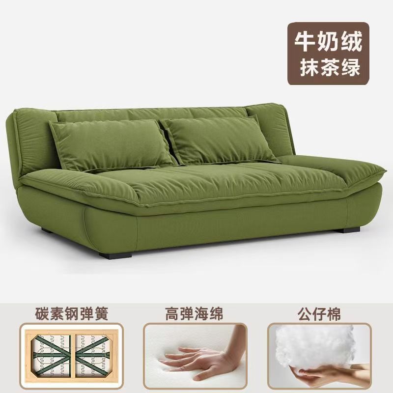 Sailboat sofa multifunctional foldable fabric dual-purpose small apartment sofa living room cream style popular sofa bed