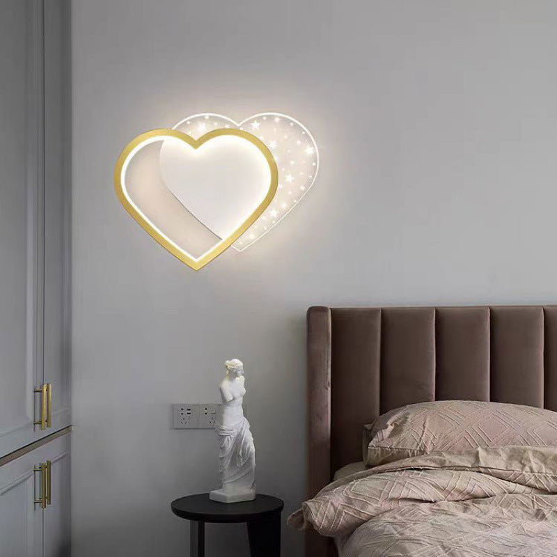 Wall Lamp Bedroom Simple Modern Creative Butterfly Bedside Lamp Aisle Corridor Wall Lamp 2025