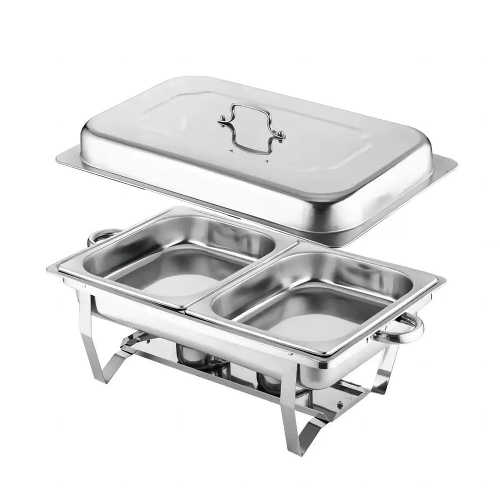 Stainless steel buffet warming table - commercial grade breakfast buffet warmer for hotels - ready to ship wholesale