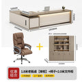 1.8m boss table [single cabinet] + chair + 2.0m file cabinet