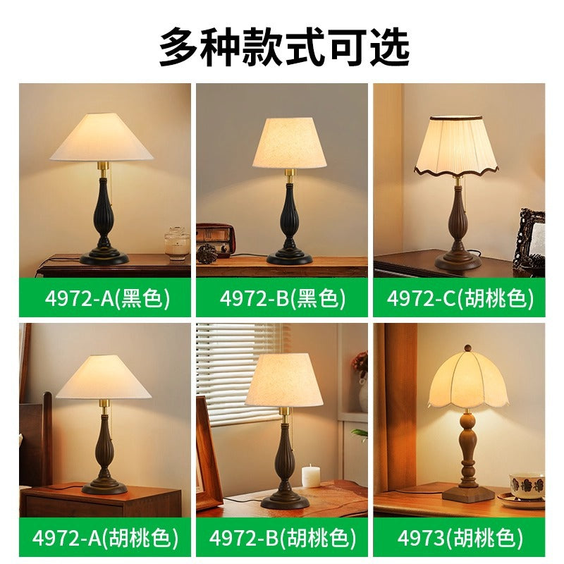 Study desk lamp medium ancient style simple bedroom bedside lamp B & B retro decoration advanced sense room lamp 1