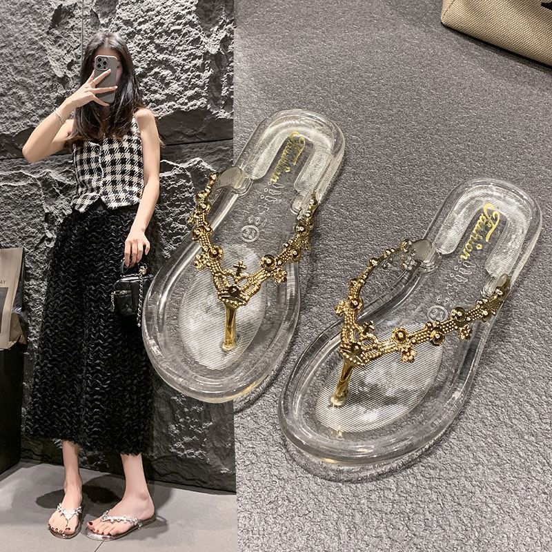2025 summer new arrival: women's square-toe fashion sandals & slippers - casual, stylish, with bow detail, perfect for outdoor wear