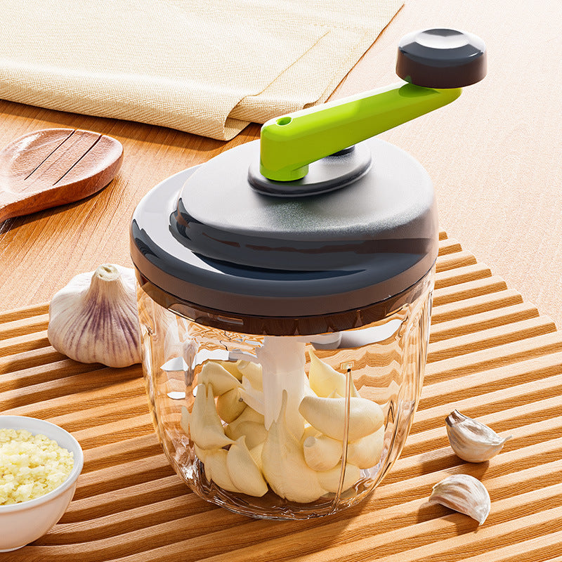 Garlic crusher - manual garlic masher, garlic chopper, garlic grinder, garlic slicer, garlic mincer, garlic & ginger crusher