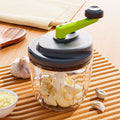Garlic crusher - manual garlic masher, garlic chopper, garlic grinder, garlic slicer, garlic mincer, garlic & ginger crusher