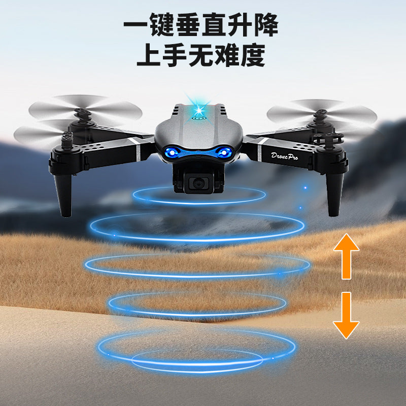 hot seller e99 drone: hd dual-camera aerial photography, foldable remote control aircraft, kids' quadcopter toy