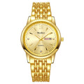 Mcykcy brand steel band alloy business watch with date and day display - cross-border wholesale casual dual calendar quartz watch