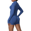 European and american seamless solid color knitted yoga outfit, outdoor casual quick-dry compression sportswear set, running fitness three-piece set