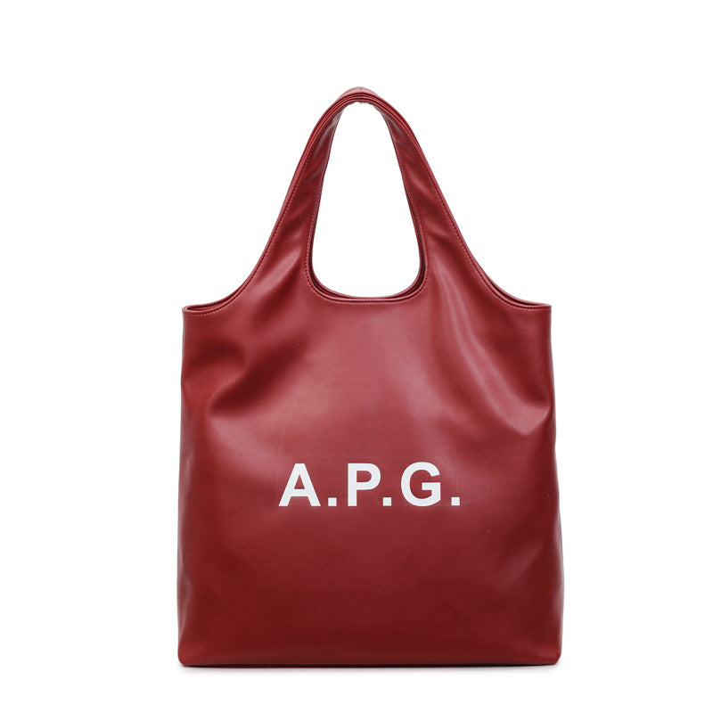 spring style lazy style bag women's bag large capacity easiest for match vegetable basket shoulder bag student class work clothing tote bag