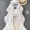 American hot girl one shoulder letter printing tube top women's summer new style waist slimming lookruffles ribbon tops