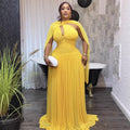 European and american cross-border women's fashion:  summer new arrival - elegant ruched ribbon dress, slim-fit evening gown, long dress