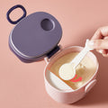 Baby crown milk powder box portable outing food rice noodles box sealed moisture-proof repackaged milk powder grid storage tank