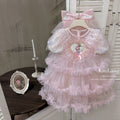 Girls' dress : frozen princess style, chic lace cake dress, elsa tutu, elsa gown - in stock
