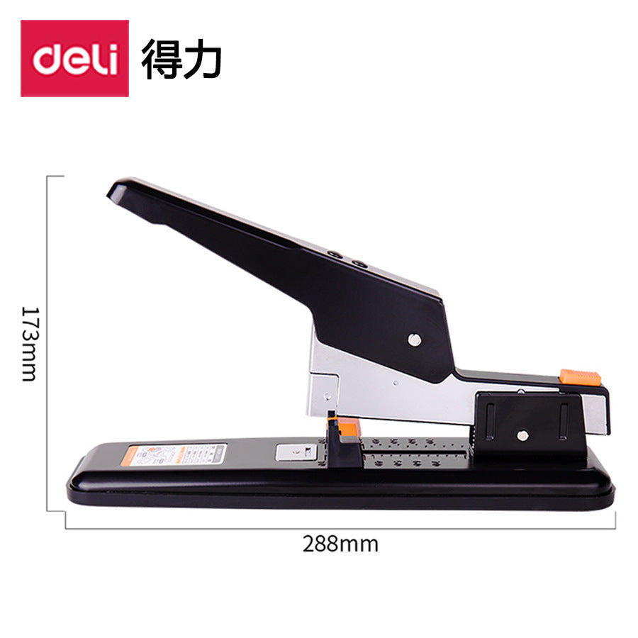 Deli 0290 Heavy Duty Stapler Binding With Scale Binding 100 Pages Pop-up Easy Labor-saving Stapler