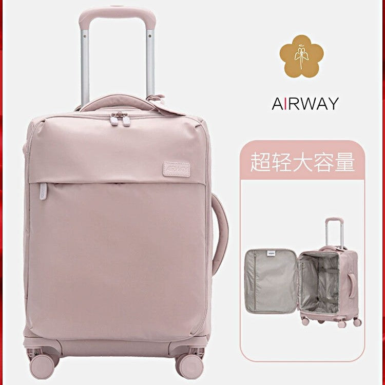 2025 Aviation Certified Ultra Light Cloth Box 20 Inch Boarding Luggage Women's Third District Expansion Business Travel Box Anti-splashing Soft Box