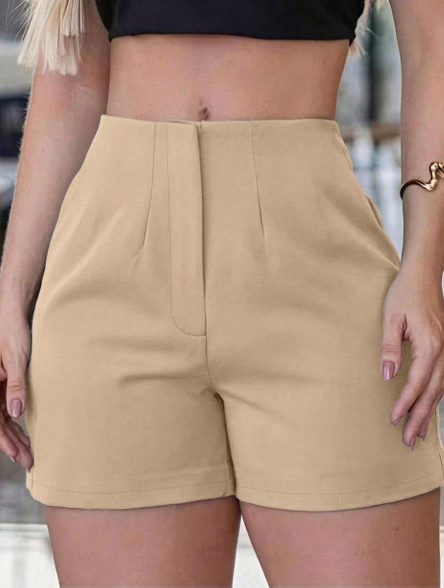 cross-border fashion  hot-selling women's new summer high-waisted casual stretch workout shorts