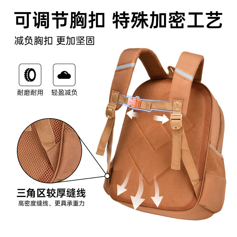 Labubu children's schoolbag new girls primary school students 2345th grade cartoon animation burden reduction ridge backpack