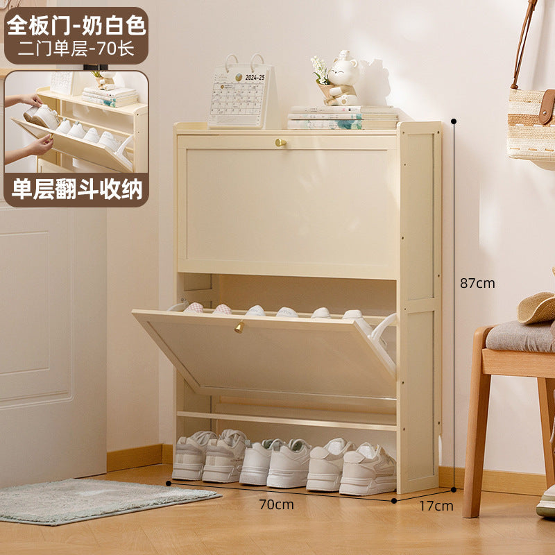 Simple shoe rack household door multi-layer with door dust-proof entry shoe rack shoe cabinet high vertical integrated storage rack