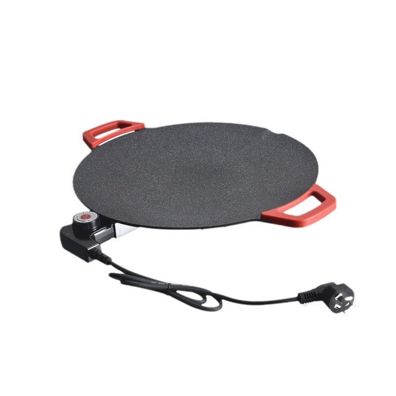 Korean style multifunctional electric grill pan, maifan stone bbq grill, round electric grill pan, steak frying pan, home use smokeless electric frying pan