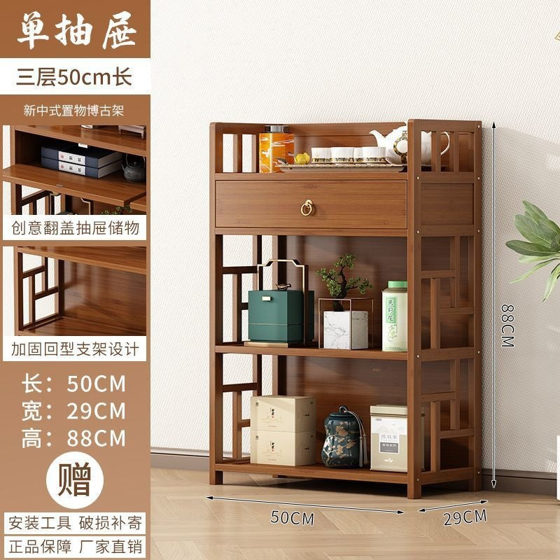 Storage rack tea cabinet office tea cabinet for home tea display cabinet table side cabinet tea tea set storage cabinet