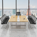 Saint li office desk combination conference table - minimalist modern rectangular table for negotiation, training, and workstation use