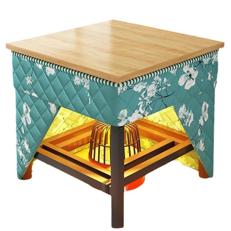 Fire table for homefoldable fire rack winter heating table chess and card heating table foldable multifunctional dining table