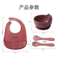 bestseller: silicone baby feeding set - spill-proof silicone bowl, spoon, and plate 3-piece set for kids