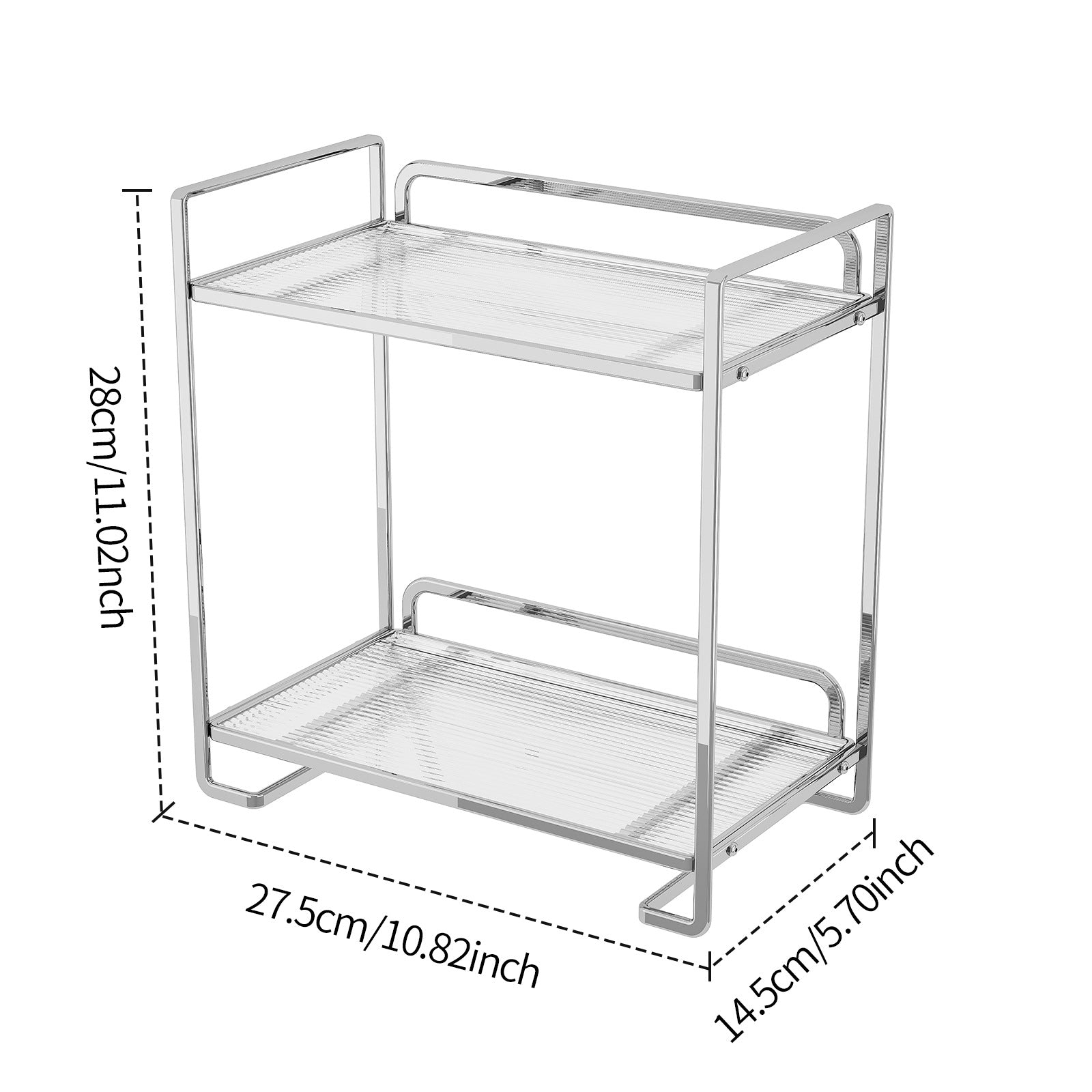 Cosmetics Shelf Desktop Storage Box Multi-layer Dresser Skin Care Finishing Layered Rack Dormitory Bathroom Wash Basket