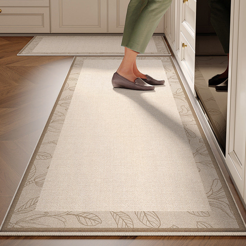 Kitchen floor mat non-slip oil-proof waterproof wipeable no-wash stain-resistant  new special carpet no-wash foot mat