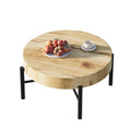 Small coffee table, living room sofa, balcony, bedroom bedside table, medieval retro log style corner table, low table