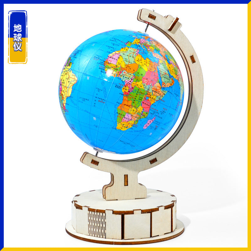 Science and technology small production, primary and secondary school students DIY handmade globe material package, children's geography model teaching aids