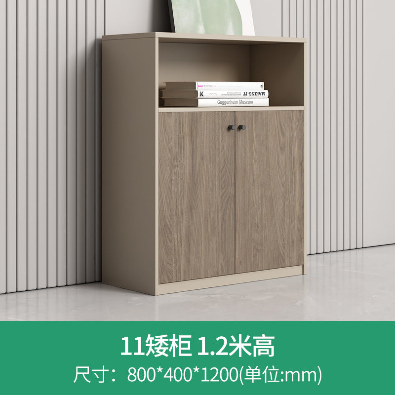 Modern wooden file cabinet office partition low cabinet combination wall-mounted office cabinet with lock storage cabinet office cabinet