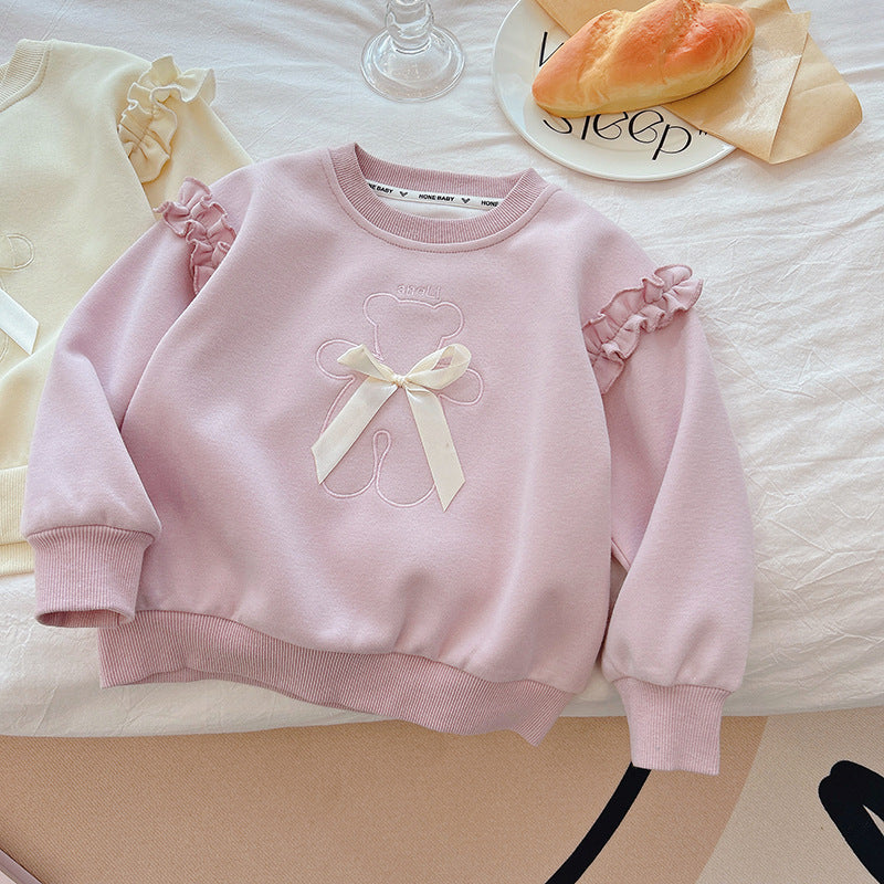 girls' sweatshirt - new autumn collection: stylish princess long-sleeve top for kids, pullover style for toddlers and young children, perfect for spring and autumn