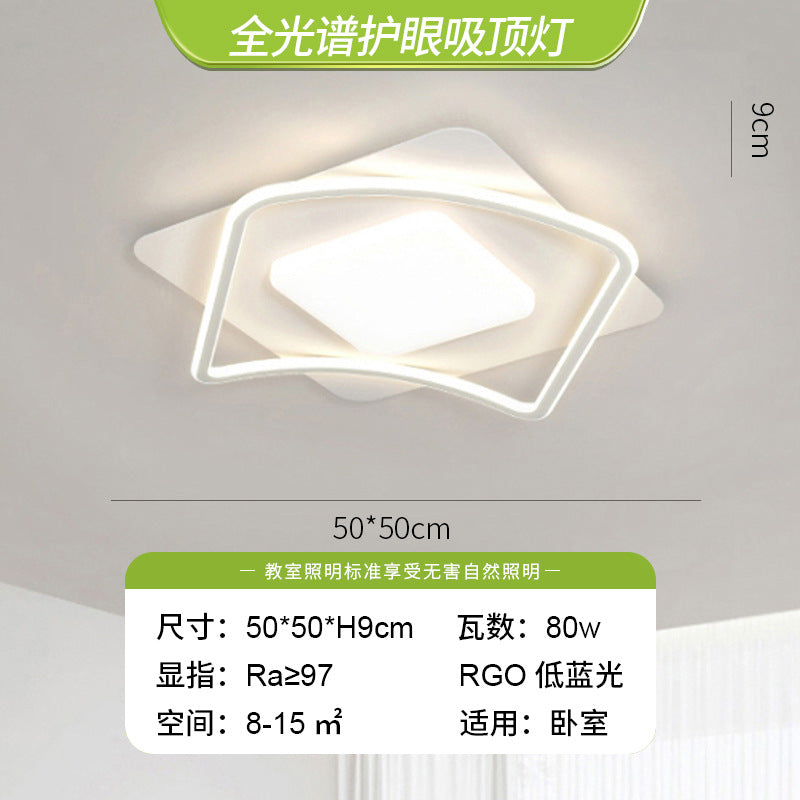 LED living room ceiling light cream wind living room main light bedroom light whole house home decoration lighting fixtures Zhongshan full spectrum
